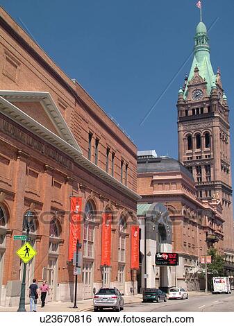 Milwaukee, WI, Wisconsin, Downtown, Milwaukee Repertory Theatre, City Hall (1895 Flemish Renaissance style) View Large Photo Image Stock Photograph - Milwaukee, WI, Wisconsin, Downtown, Milwaukee Repertory Theatre, City Hall (1895 Flemish Renaissance style). Fotosearch