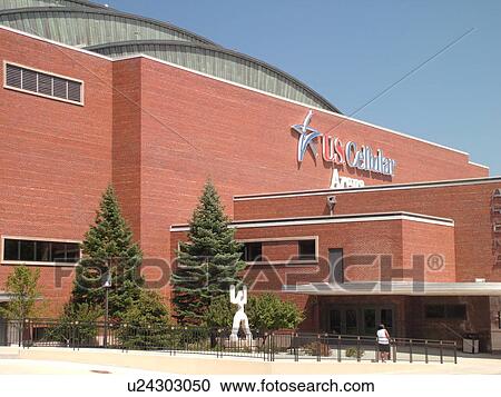 Stock Image -  Milwaukee, WI, Wisconsin, Downtown, US Cellular Arena, indoor soccer, Milwaukee Wave. Fotosearch