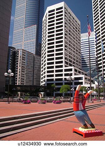 Stock Image -  Minneapolis, MN, Minnesota, Twin Cities, Downtown, City Park Fountain. Fotosearch