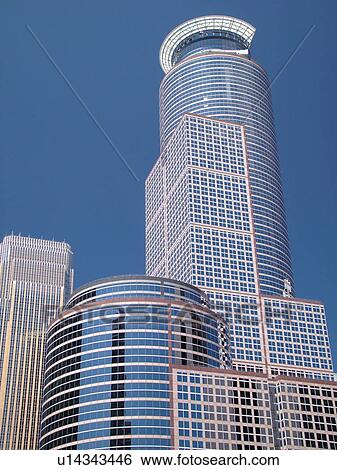 Stock Photograph -  Minneapolis, MN, Minnesota, Twin Cities, Downtown skyline. Fotosearch