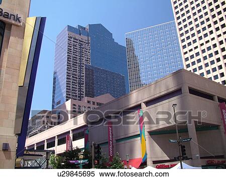 Stock Photography -  Minneapolis, MN, Minnesota, Twin Cities, Downtown skyline. Fotosearch