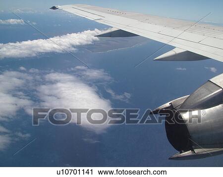 Stock Image -  Molokai, HI, Hawaii, aerial. Fotosearch