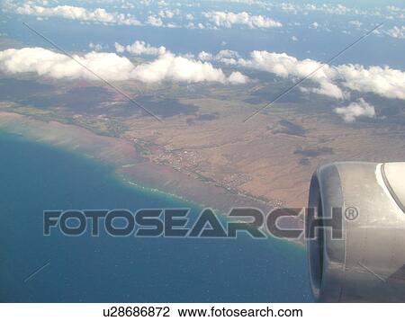 Molokai, HI, Hawaii, aerial View Large Photo Image Stock Image - Molokai, HI, Hawaii, aerial. Fotosearch