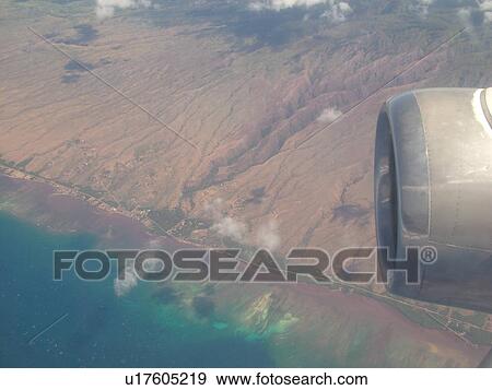 Molokai, HI, Hawaii, aerial View Large Photo Image Stock Photo - Molokai, HI, Hawaii, aerial. Fotosearch