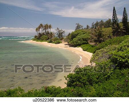 Molokai, HI, Hawaii, East Molokai, Rock Point Overlook, Twenty Mile Beach View Large Photo Image Stock Photograph - Molokai, HI, Hawaii, East Molokai, Rock Point Overlook, Twenty Mile Beach. Fotosearch