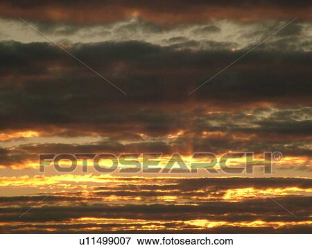 Stock Photo -  Montpelier, VT, Vermont, clouds, Altocumulus . Fotosearch