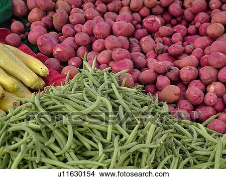 Montpelier, VT, Vermont, Farmer's Market, green beans, potatoes, squash View Large Photo Image Picture - Montpelier, VT, Vermont, Farmer's Market, green beans, potatoes, squash. Fotosearch