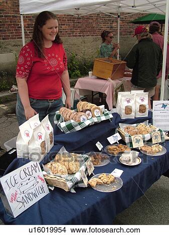 Montpelier, VT, Vermont, Farmer's Market, fresh baked goods, cookies View Large Photo Image Picture -  Montpelier, VT, Vermont, Farmer's Market, fresh baked goods, cookies. Fotosearch