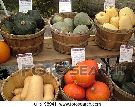 Stock Image -  Montpelier, VT, Vermont, Farmer's Market. Fotosearch