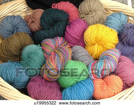 Montpelier, VT, Vermont, Farmer's Market, Yarn in a basket View Large Photo Image Stock Image - Montpelier, VT, Vermont, Farmer's Market, Yarn in a basket. Fotosearch