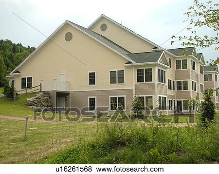 Stock Photo -  Montpelier, VT, Vermont, Meadowview, Assisted Living Development. Fotosearch