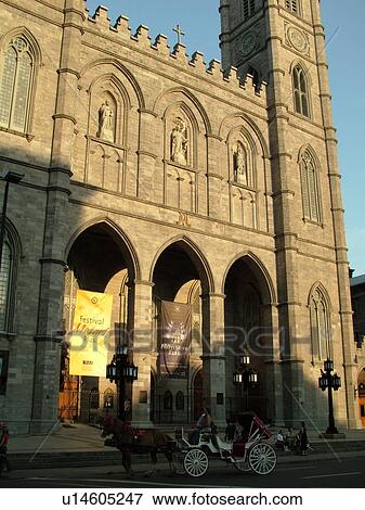 Montreal, Canada, QC, Quebec, Old Montreal, Notre Dame, Basilica of Montreal View Large Photo Image Stock Photo - Montreal, Canada, QC, Quebec, Old Montreal, Notre Dame, Basilica of Montreal. Fotosearch