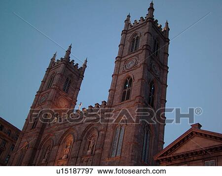 Montreal, Canada, QC, Quebec, Old Montreal, Notre Dame, Basilica of Montreal View Large Photo Image Stock Photo - Montreal, Canada, QC, Quebec, Old Montreal, Notre Dame, Basilica of Montreal. Fotosearch