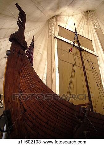 Moorhead, MN, Minnesota, Heritage Hjemkomst Interpretive Center, ancient Viking ship the Hjemkomst displayed View Large Photo Image Stock Image - Moorhead, MN, Minnesota, Heritage Hjemkomst Interpretive Center, ancient Viking ship the Hjemkomst displayed. Fotosearch