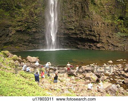 Napali Coast, Kauai, HI, Hawaii, North Shore, Na Pali, Kalalau Trail, Hanakapiai Valley, Hanakapiai River Trail, Hanakapai Falls View Large Photo Image Stock Image - Napali Coast, Kauai, HI, Hawaii, North Shore, Na Pali, Kalalau Trail, Hanakapiai Valley, Hanakapiai River Trail, Hanakapai Falls. Fotosearch
