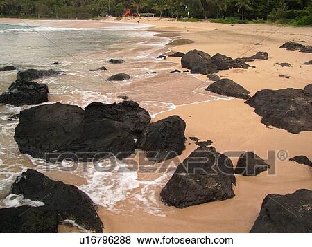 Napali Coast, Princeville, Kauai, HI, Hawaii, North Shore, Na Pali, Haena Beach Park, Tunnels Beach View Large Photo Image Stock Photo -  Napali Coast, Princeville, Kauai, HI, Hawaii, North Shore, Na Pali, Haena Beach Park, Tunnels Beach. Fotosearch