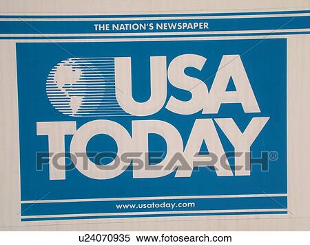 Stock Photography -  newspaper dispenser, USA Today. Fotosearch