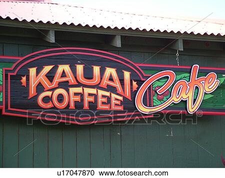 Stock Image -  Numila, Kauai, HI, Hawaii, South Shore, Kauai Coffee Company Plantation. Fotosearch