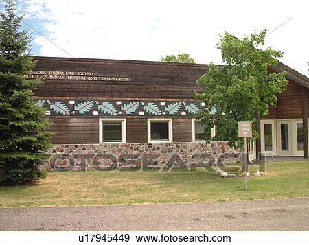 Stock Photo -  Onamia, MN, Minnesota, Mille Lacs Indian Museum and Trading Post, Minnesota Historical Society. Fotosearch