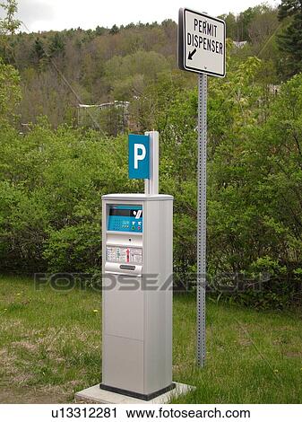Stock Image -  parking meter, Pay and Park. Fotosearch