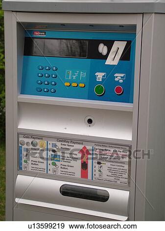 Stock Photo -  parking meter, Pay and Park. Fotosearch
