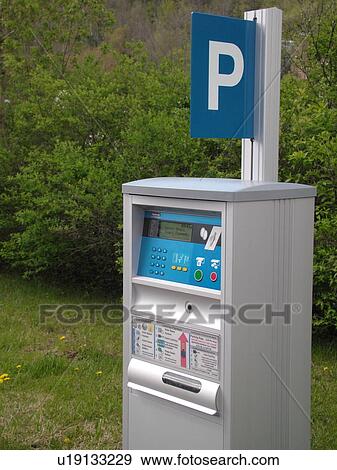 Stock Photo -  parking meter, Pay and Park. Fotosearch