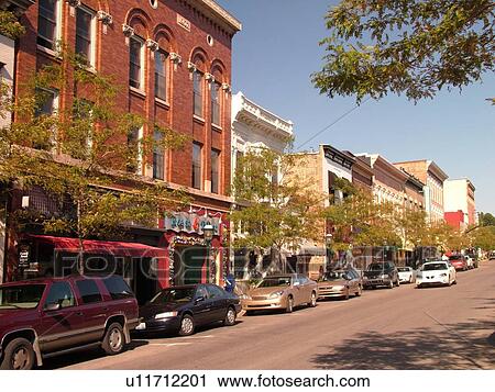 Petoskey, MI, Michigan, Downtown View Large Photo Image Stock Image - Petoskey, MI, Michigan, Downtown. Fotosearch