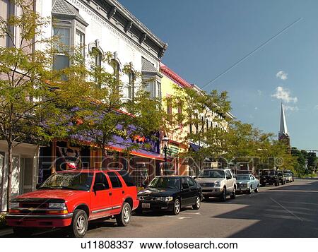Petoskey, MI, Michigan, Downtown View Large Photo Image Stock Photo - Petoskey, MI, Michigan, Downtown. Fotosearch