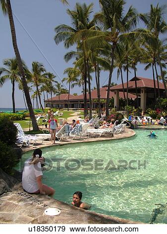 Stock Photo -  Poipu, Kauai, HI, Hawaii, South Shore, Sheraton Kauai Resort. Fotosearch