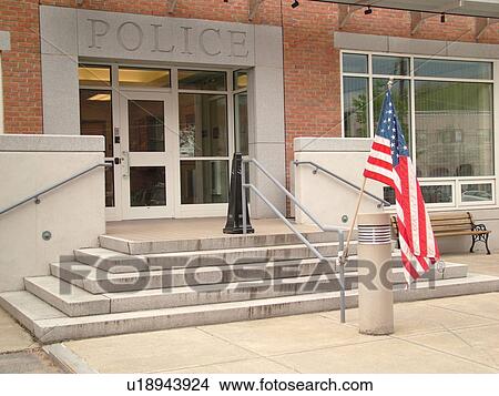 Picture -  Police Station, Montpelier, VT, Vermont. Fotosearch