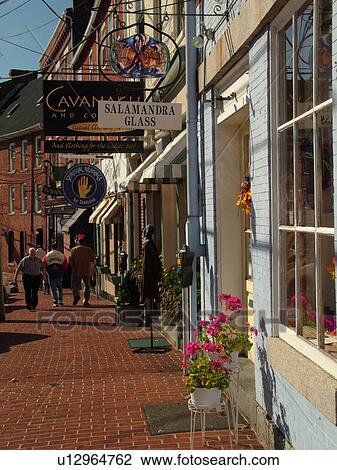 Portsmouth, NH, New Hampshire, Old Harbor, Historic Downtown View Large Photo Image Stock Image - Portsmouth, NH, New Hampshire, Old Harbor, Historic Downtown. Fotosearch