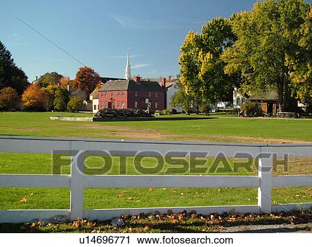 Stock Image -  Portsmouth, NH, New Hampshire, Strawberry Banke Museum. Fotosearch