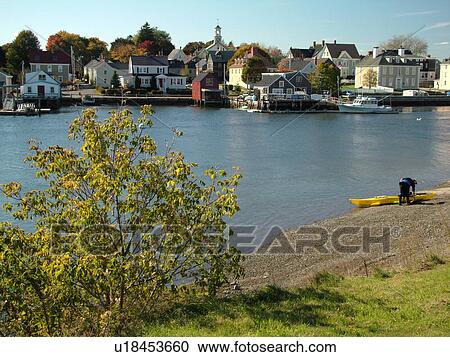Portsmouth, NH, New Hampshire, Portsmouth Harbor, Piscatagua River, from Pierce Island View Large Photo Image Stock Image - Portsmouth, NH, New Hampshire, Portsmouth Harbor, Piscatagua River, from Pierce Island. Fotosearch