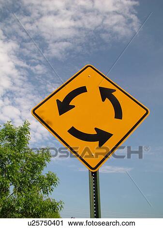road sign, Approaching Traffic Circle, approaching roundabout, View Large Photo Image Stock Image - road sign, Approaching Traffic Circle, approaching roundabout, . Fotosearch