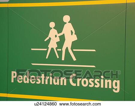 road sign, Pedestrian crossing sign, warning sign, yield to pedestrian View Large Photo Image Stock Image - road sign, Pedestrian crossing sign, warning sign, yield to pedestrian. Fotosearch