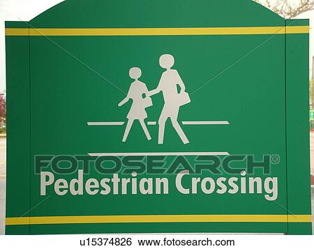 road sign, Pedestrian crossing sign, warning sign, yield to pedestrian View Large Photo Image Stock Photograph - road sign, Pedestrian crossing sign, warning sign, yield to pedestrian. Fotosearch