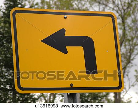 Road Sign Sharp Turn Left Sign Sharp Curve Bend In The Road