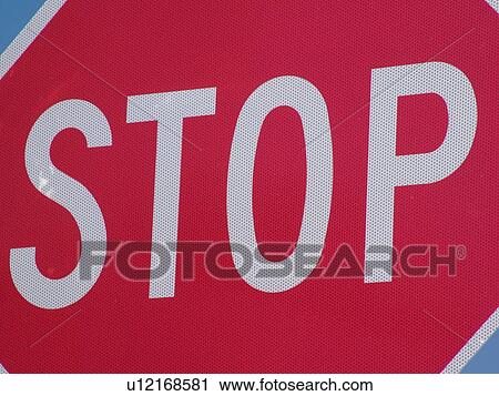 road sign, Stop Sign, close-up, View Large Photo Image Stock Image - road sign, Stop Sign, close-up, . Fotosearch
