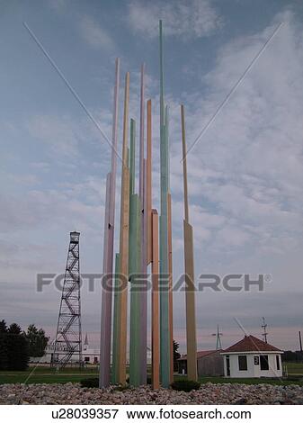 Stock Photo -  Rugby, ND, North Dakota, Geographical Center of North America. Fotosearch