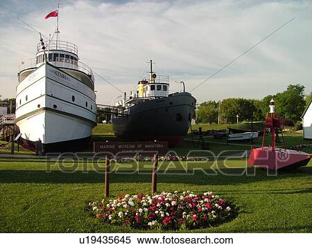 Stock Photography -  Selkirk, Canada, MB, Manitoba, Marine Museum of Manitoba, 1897 SS Kenora passenger steamship. Fotosearch