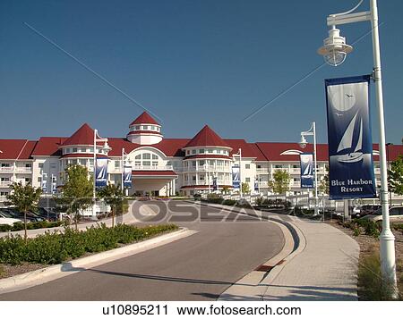 Stock Image -  Sheboygan, WI, Wisconsin, Blue Harbor Resort & Conference Center. Fotosearch