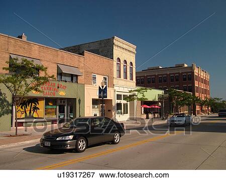 Stock Photo -  Sheboygan, WI, Wisconsin, Downtown. Fotosearch