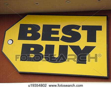 sign, Best Buy store View Large Photo Image Stock Image - sign, Best Buy store. Fotosearch