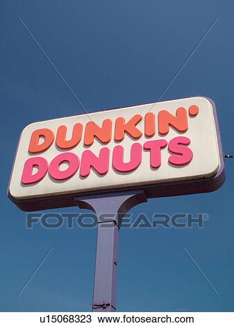 sign, Dunkin Donuts View Large Photo Image Stock Image - sign, Dunkin Donuts. Fotosearch