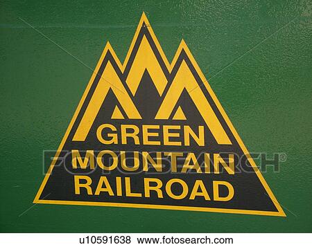 sign, Green Mountain Railroad View Large Photo Image Stock Photo - sign, Green Mountain Railroad. Fotosearch