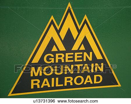 sign, Green Mountain Railroad View Large Photo Image Stock Photograph - sign, Green Mountain Railroad. Fotosearch
