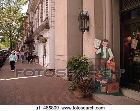 Stock Photo -  Skaneateles, NY, New York, Finger Lakes Region, downtown. Fotosearch