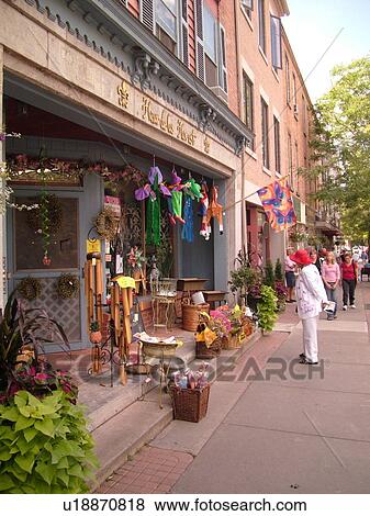 Stock Photo -  Skaneateles, NY, New York, Finger Lakes Region, downtown. Fotosearch