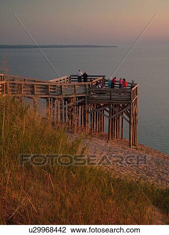 Sleeping Bear Sand Dunes National Lakeshore, MI, Michigan, Lake Michigan, overlook, Pierce Stocking Scenic Drive, dunes View Large Photo Image Stock Image - Sleeping Bear Sand Dunes National Lakeshore, MI, Michigan, Lake Michigan, overlook, Pierce Stocking Scenic Drive, dunes. Fotosearch