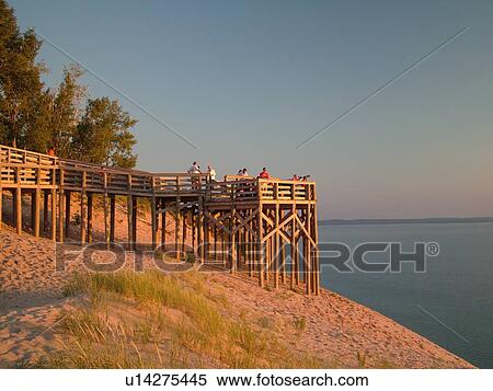 Sleeping Bear Sand Dunes National Lakeshore, MI, Michigan, Lake Michigan, overlook, Pierce Stocking Scenic Drive, dunes View Large Photo Image Stock Photography - Sleeping Bear Sand Dunes National Lakeshore, MI, Michigan, Lake Michigan, overlook, Pierce Stocking Scenic Drive, dunes. Fotosearch